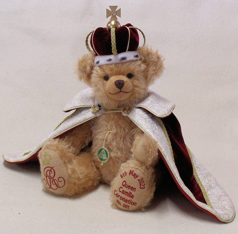 Queen Camilla Coronation Teddy Bear by Hermann Spielwaren